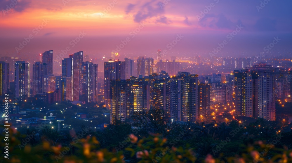 Obraz premium Cityscape at Twilight