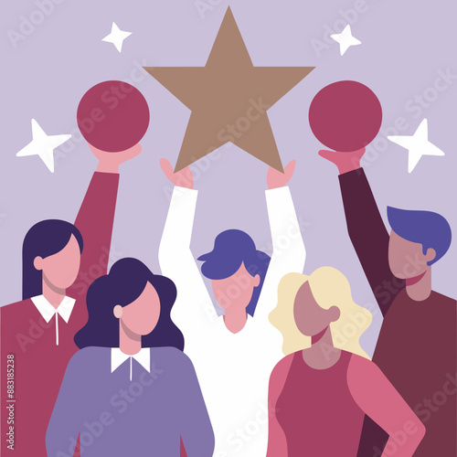Team Achievement, High Quality Employees, Success Through Teamwork