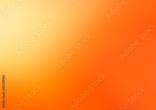 Yellow empty blur background. Orange juice color abstract graphic.