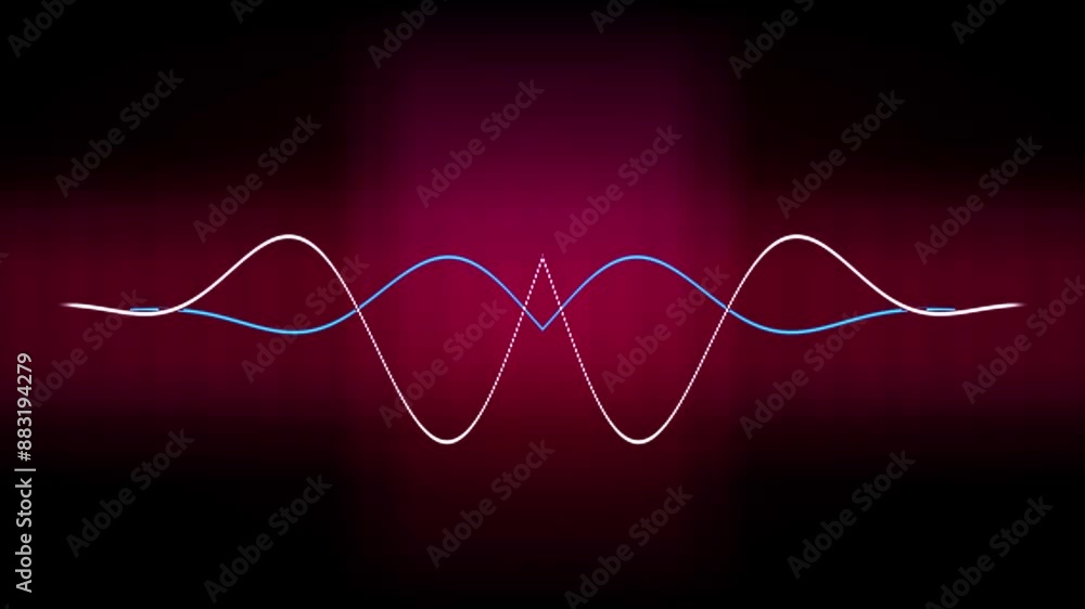Digital Audio waveform animation Digital Audio waveform animation