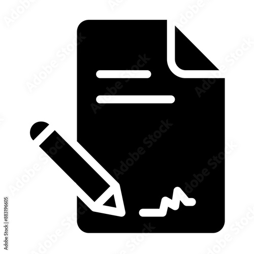 glyph icon, artboard size 64px, for Tax Audit. Business tax preparation auditor and business accounting vector illustration, accounting paper audit and audit form concept