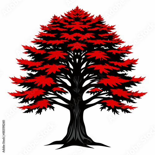 silhouette of tree