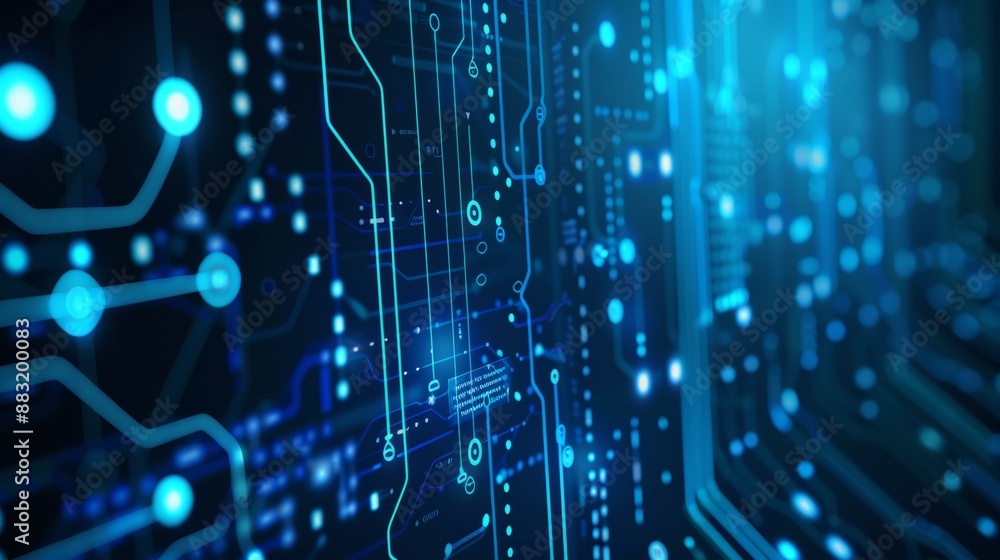 Futuristic Digital Background for Tech and AI Concepts Generative AI Futuristic Digital Background for Tech and AI Concepts Generative AI