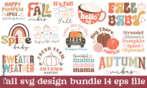 Fall SVG Design Bundle 