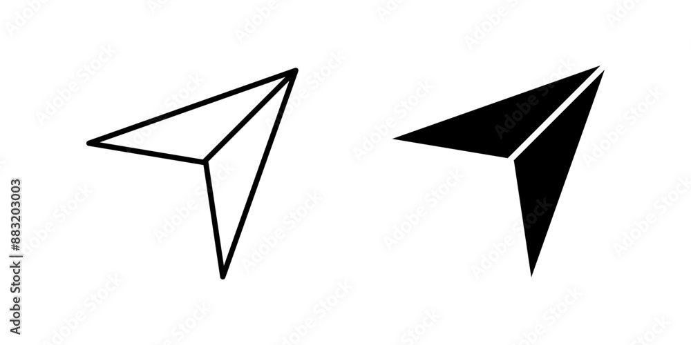 Cursor set User Icon Symbol isolated white background. vector illustration. color editable. Cursor set User Icon Symbol isolated white background. vector illustration. color editable.