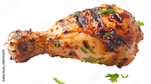 Chicken drumsticks on a transparent background