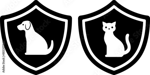 ペット保険のアイコン（Pet insurance icon）