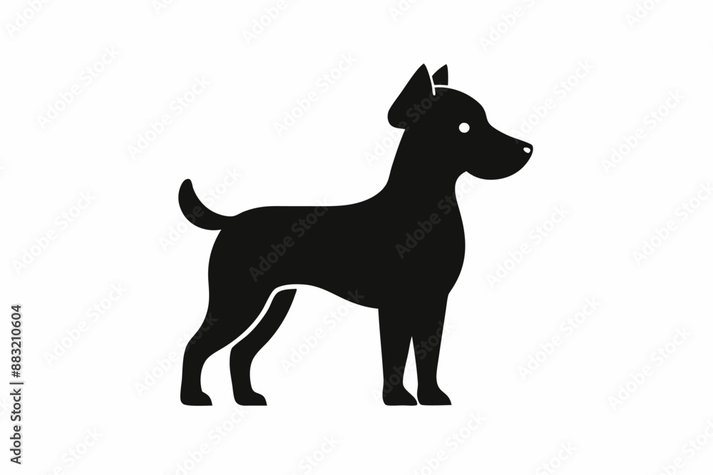 silhouette of a dog silhouette of a dog