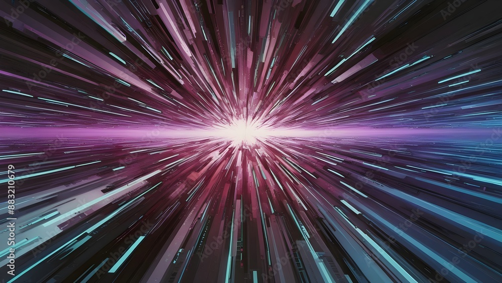 dynamic digital art with pulsating matrix of colors, abstraction dynamic digital art with pulsating matrix of colors, abstraction