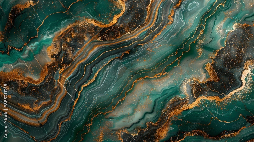 Luxurious marble texture with swirling gold veins and rich emerald green hues, suitable for highend designs, sophisticated wallpapers, and elegant graphic templates., Luxurious marble texture with swirling gold veins and rich emerald green hues, suitable for highend designs, sophisticated wallpapers, and elegant graphic templates.,