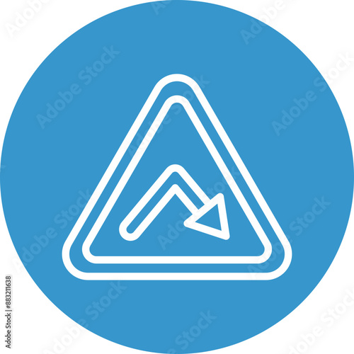 Free Download Sharp Bend Vector Line White Circles Multicolors - GFXLoad