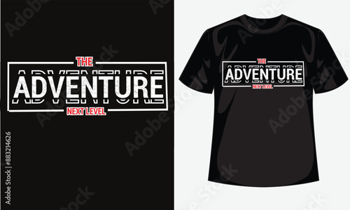 Adventure t-shirt design. Vector graphic for t shirt and other uses.