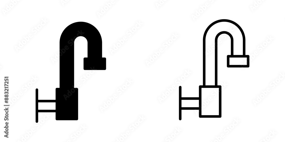 Tap set Icon Symbol isolated white background. vector illustration. color editable. Tap set Icon Symbol isolated white background. vector illustration. color editable.