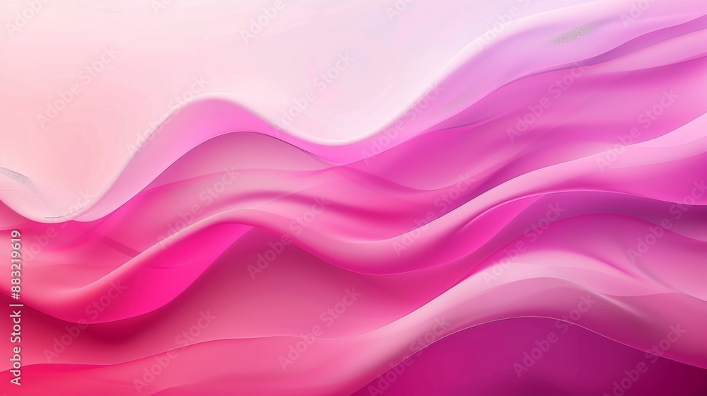 Obraz premium Abstract Pink and White Wave Background