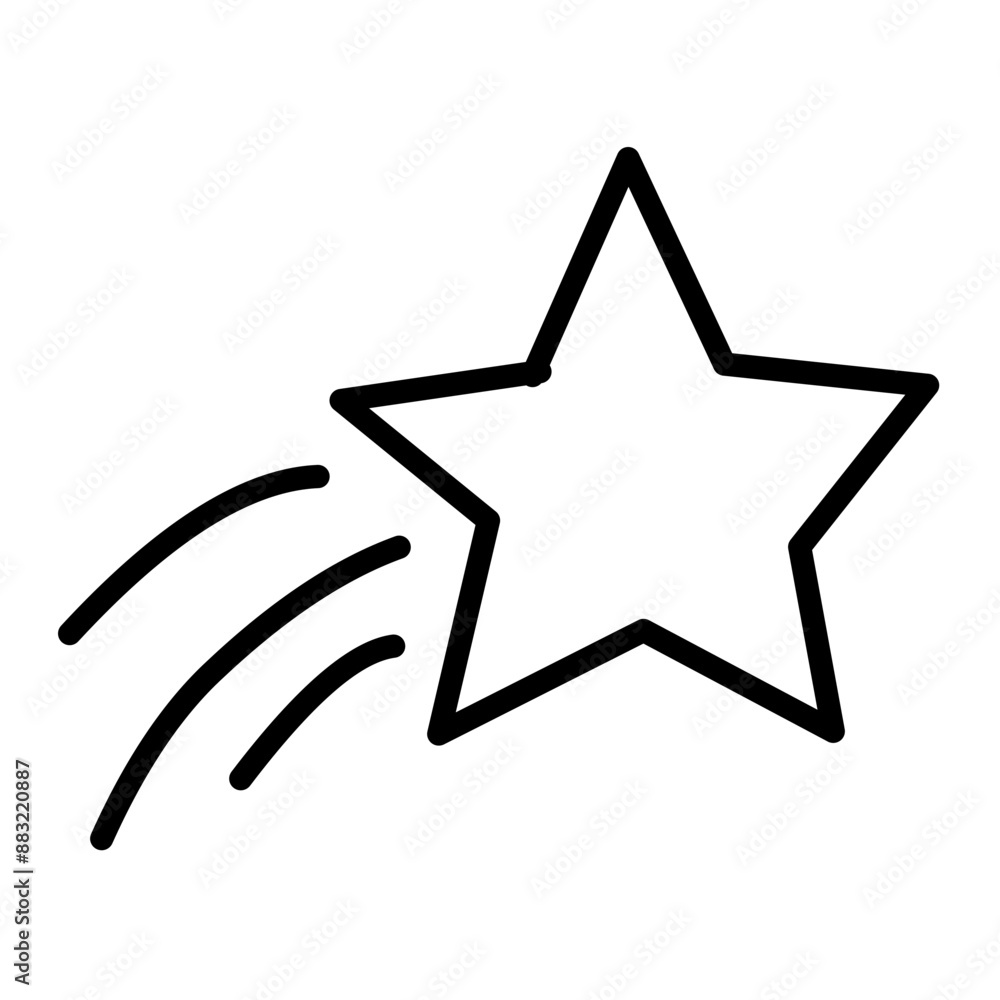 Hand drawn star in trendy line style. Modern vector symbols Hand drawn star in trendy line style. Modern vector symbols
