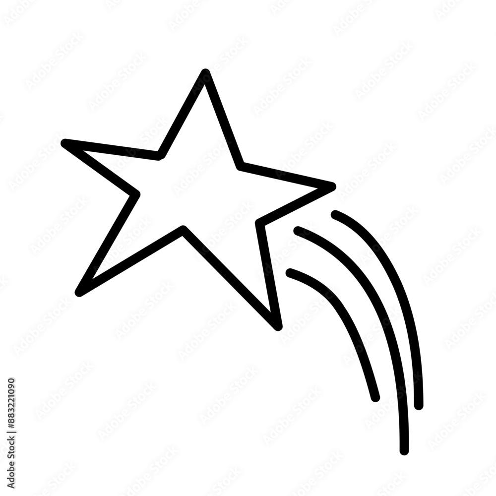 Hand drawn star in trendy line style. Modern vector symbols Hand drawn star in trendy line style. Modern vector symbols