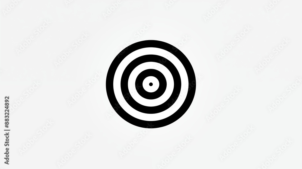 Animated concentric circles pattern resembling a target or bullseye Animated concentric circles pattern resembling a target or bullseye