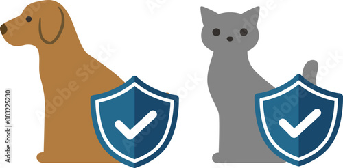 ペット保険のアイコン（Pet insurance icon）
