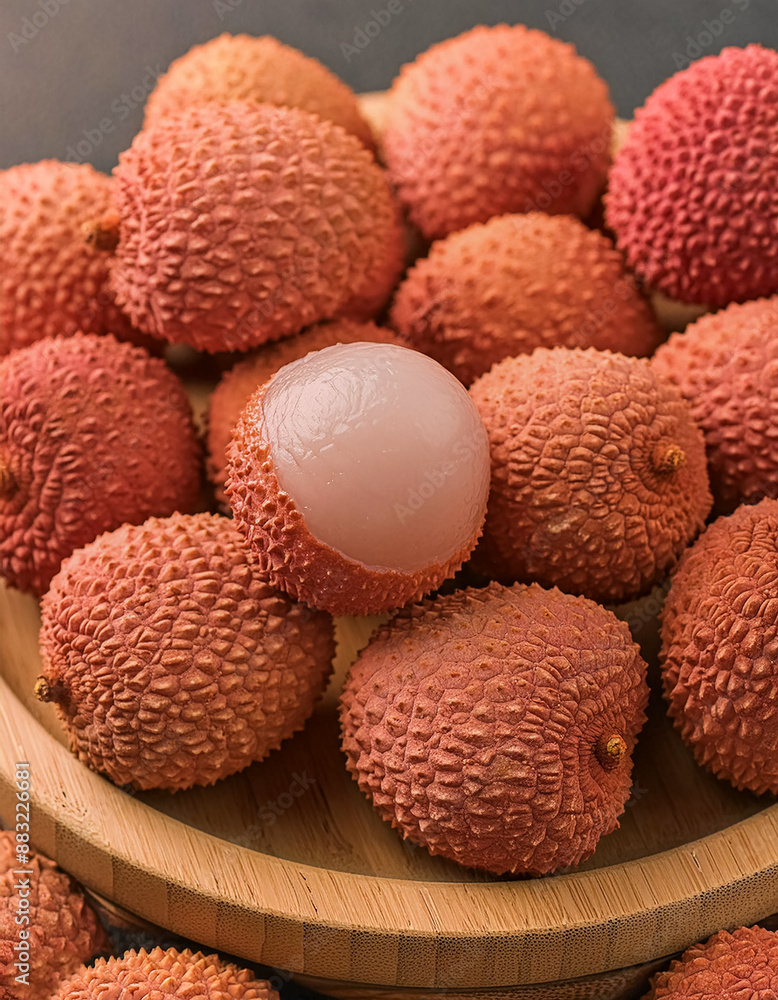 Fresh lychee fruit. Pattern texture background. Fresh lychee fruit. Pattern texture background.
