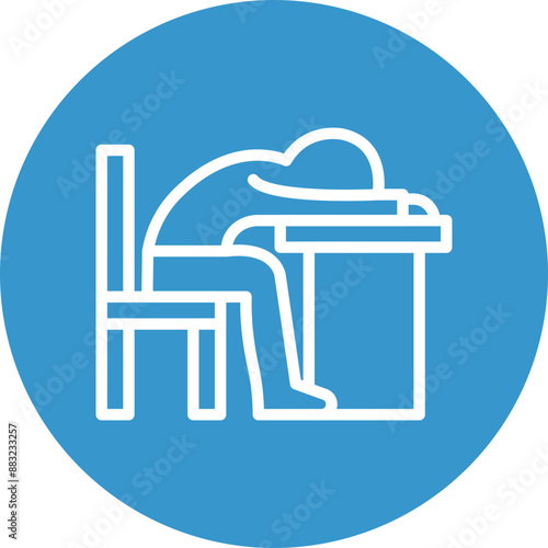 Tired Vector Line White Circles Multicolors