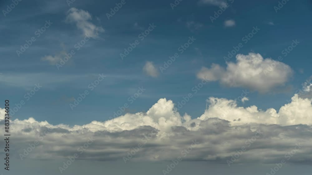 Time-lapse with partly cloudy sky Time-lapse with partly cloudy sky