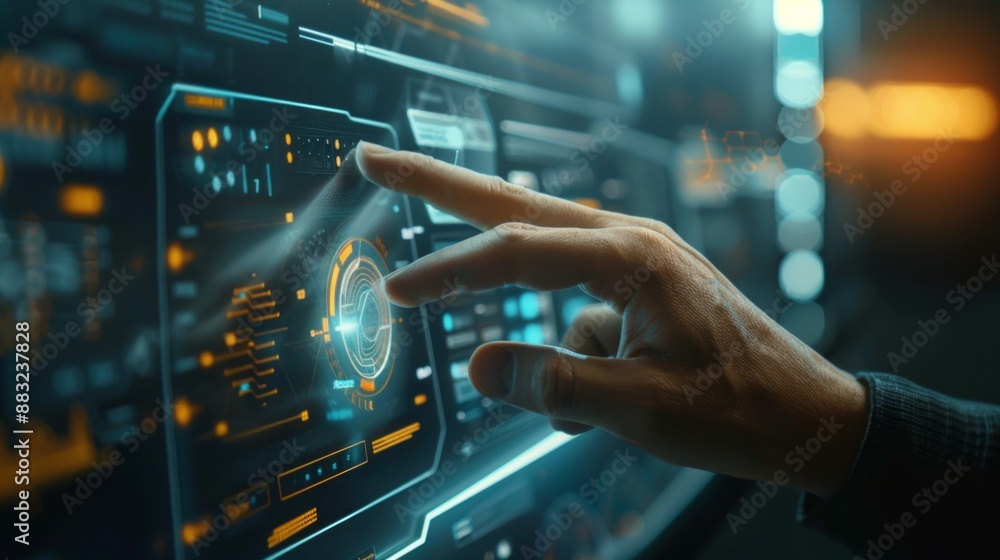 Tech AI concept controlling technological tools and intelligent robots. Development of an artificial code of ethics chips artificial intelligence science concept Tech AI concept controlling technological tools and intelligent robots. Development of an artificial code of ethics chips artificial intelligence science concept