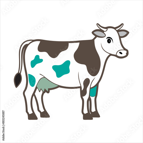 cow illustration vector file