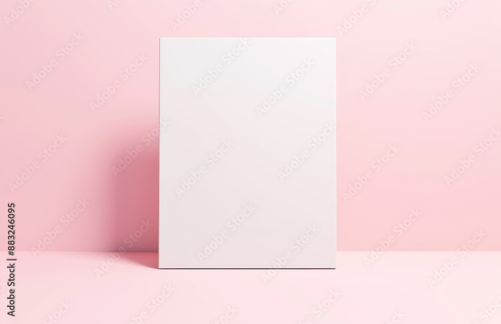 3D Rendering of Blank White Magazine Cover on Grey Background. Mockup Template Design for Advertising and Branding. 3D Rendering of Blank White Magazine Cover on Grey Background. Mockup Template Design for Advertising and Branding.