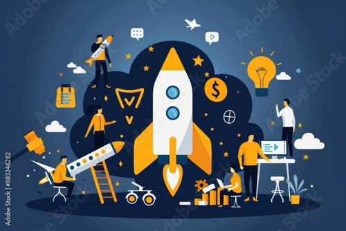 Wallpaper Mural Entrepreneurs Launch Their Startup Into the Future Torontodigital.ca