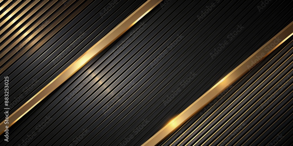 Abstract Black and Gold Diagonal Stripes Background, abstract , black , gold , background Abstract Black and Gold Diagonal Stripes Background, abstract , black , gold , background