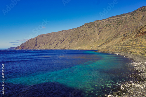 Mar de Las Calmas (Sea of Calms). El Hierro Island. Canary Islands. It is one of the best preserved marine areas in the Canary Islands and has enormous biological wealth.