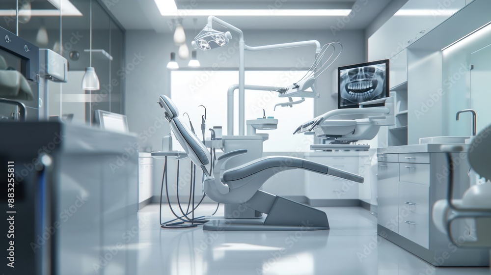 Dentist's room interior with a modern concept Dentist's room interior with a modern concept