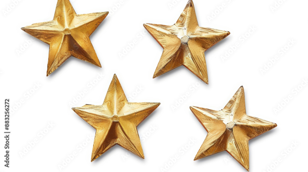 five golden stars for product rating on background five golden stars for product rating on background