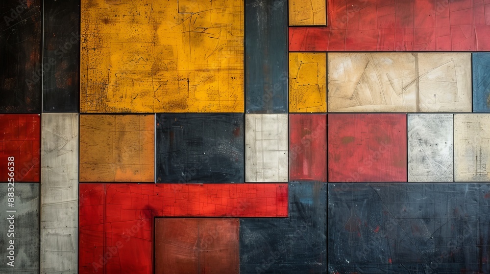 Abstract Colorful Geometric Wall Art Abstract Colorful Geometric Wall Art