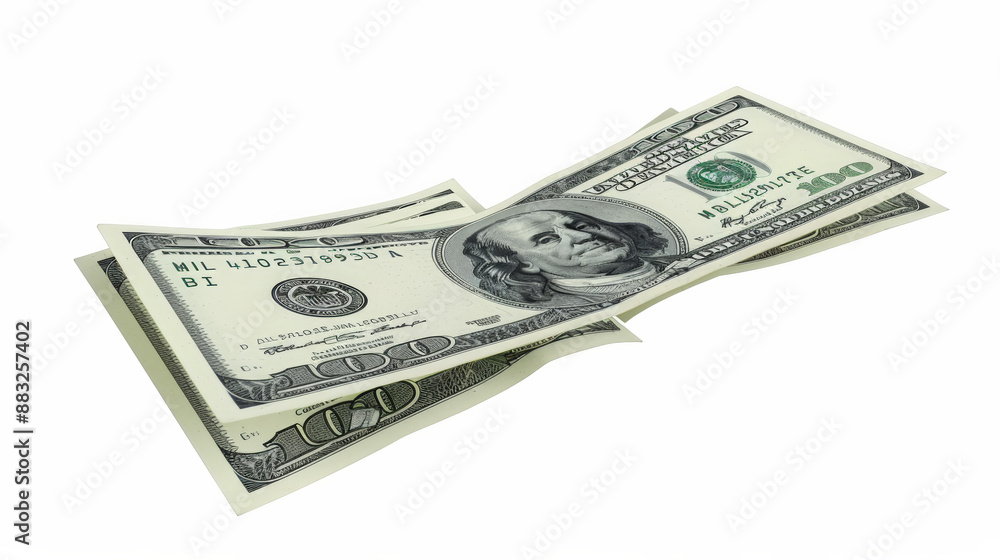 one hundred dollar bills flying around, cut out one hundred dollar bills flying around, cut out