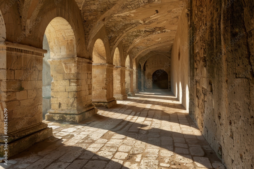 Archway at Hassan II mosque - Casablanca. Beautiful simple AI generated image in 4K, unique. Archway at Hassan II mosque - Casablanca. Beautiful simple AI generated image in 4K, unique.