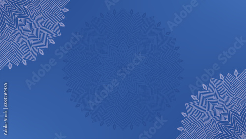 Round mandala on colorfull gradient background. Translucent mesh pattern in the form of a mandala. Mandala with floral patterns. Pastel Yoga template. Gradient background with round mandala. Bg, FG