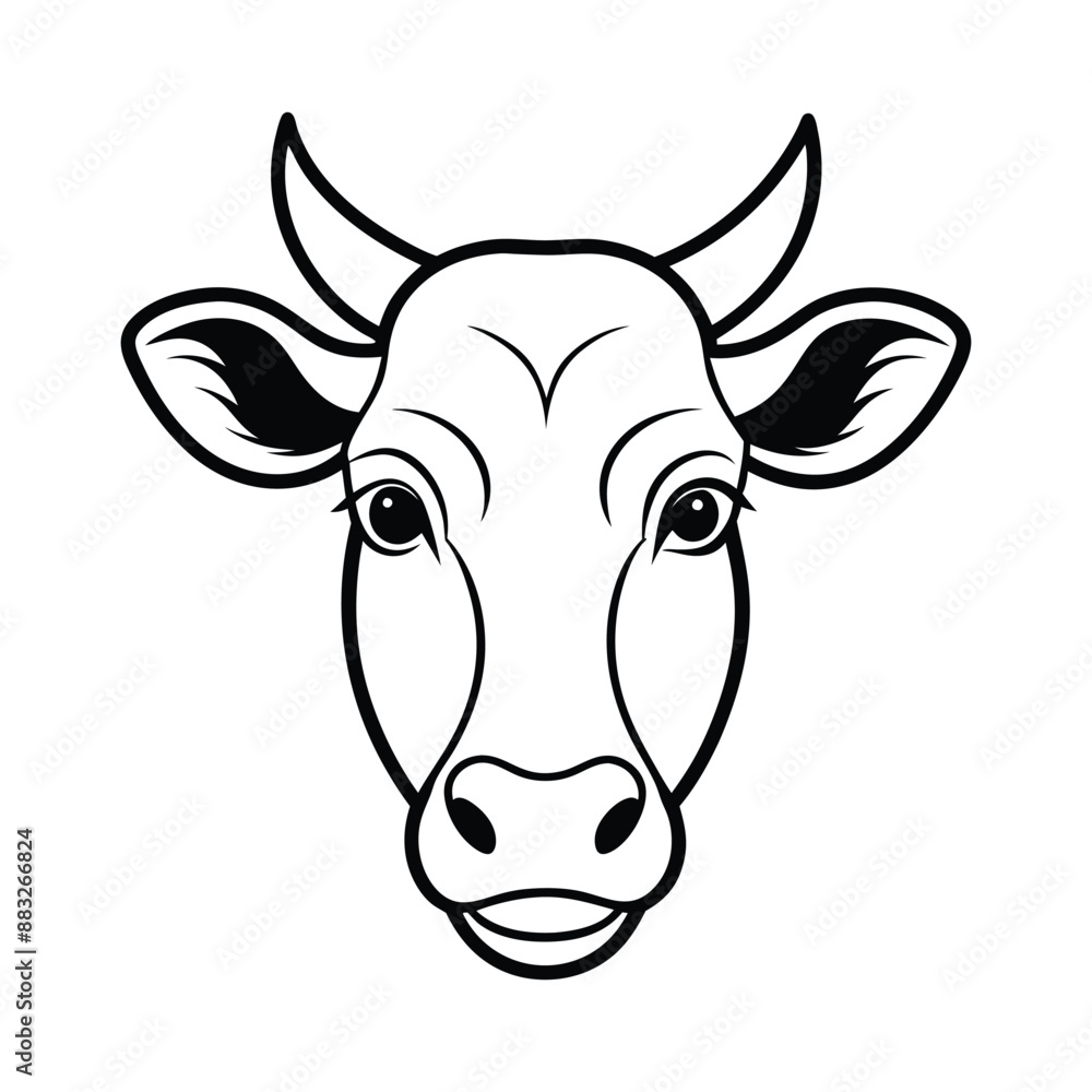 Cow Silhouette Vector Illustration
Cow Silhouette Vector Illustration