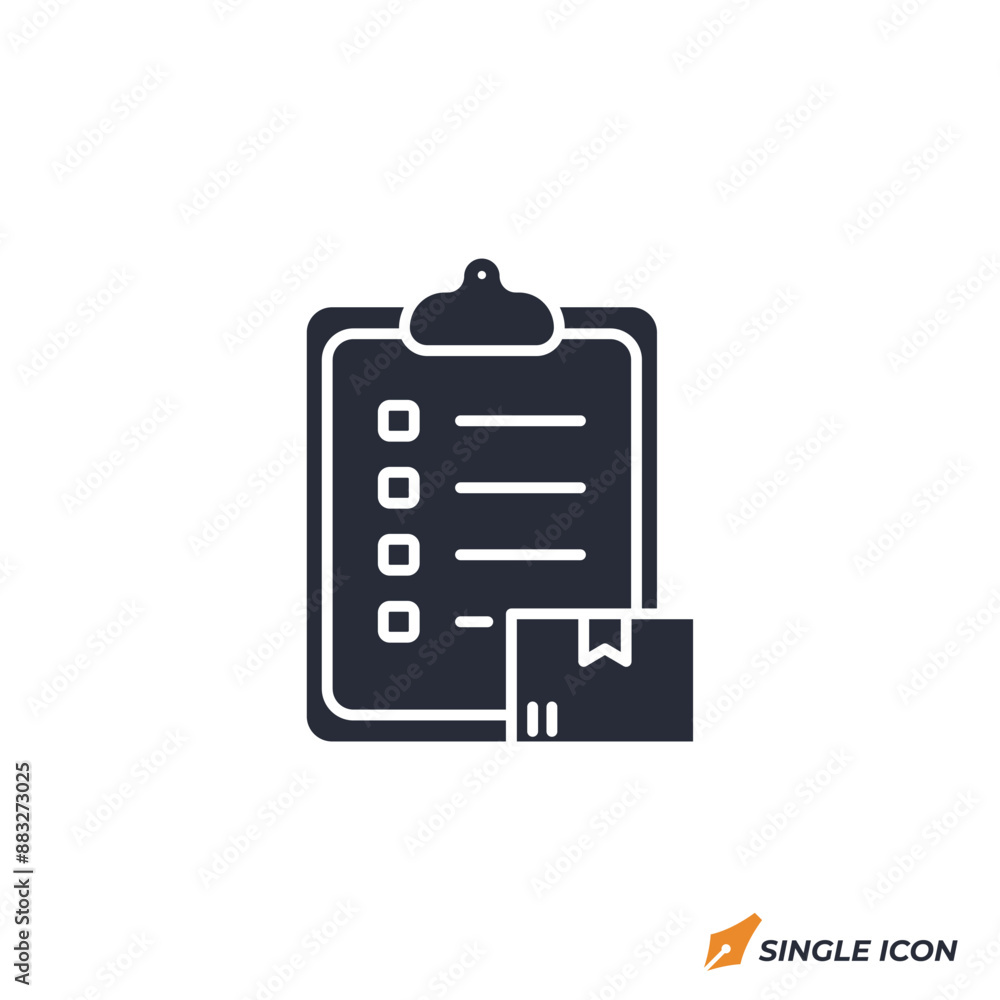 Clipboard icon vector illustration. Clipboard symbol isolated on white background Clipboard icon vector illustration. Clipboard symbol isolated on white background