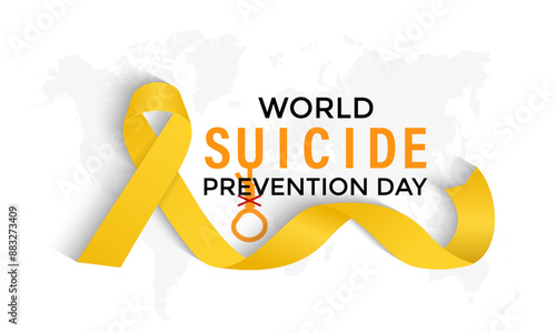 Vector Illustration of world suicide prevention day September 10. Thats awareness prevent suicide worldwide. Banner poster, flyer and background design To prevent suicide worldwide.