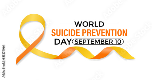 Vector Illustration of world suicide prevention day September 10. Thats awareness prevent suicide worldwide. Banner poster, flyer and background design To prevent suicide worldwide.