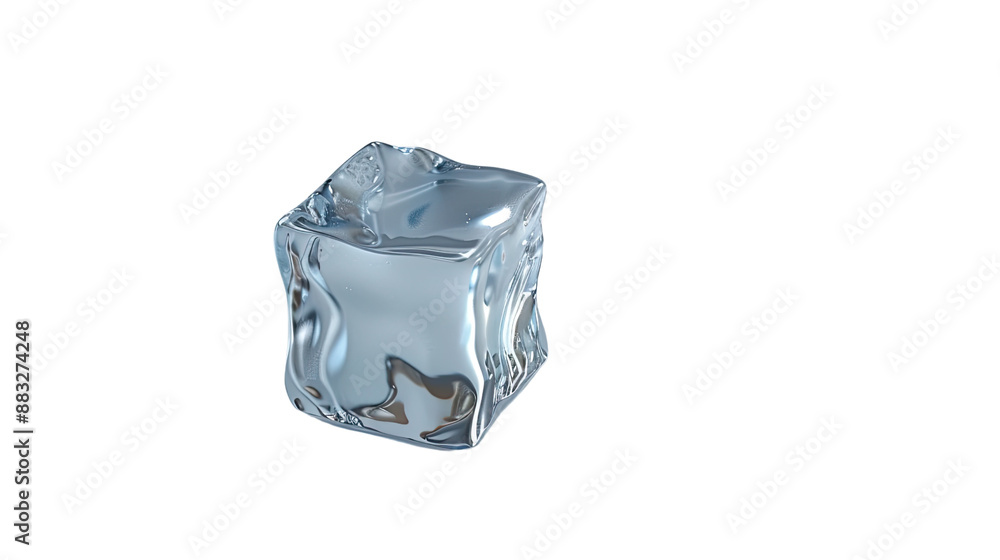 Ice cube on a transparent background Ice cube on a transparent background