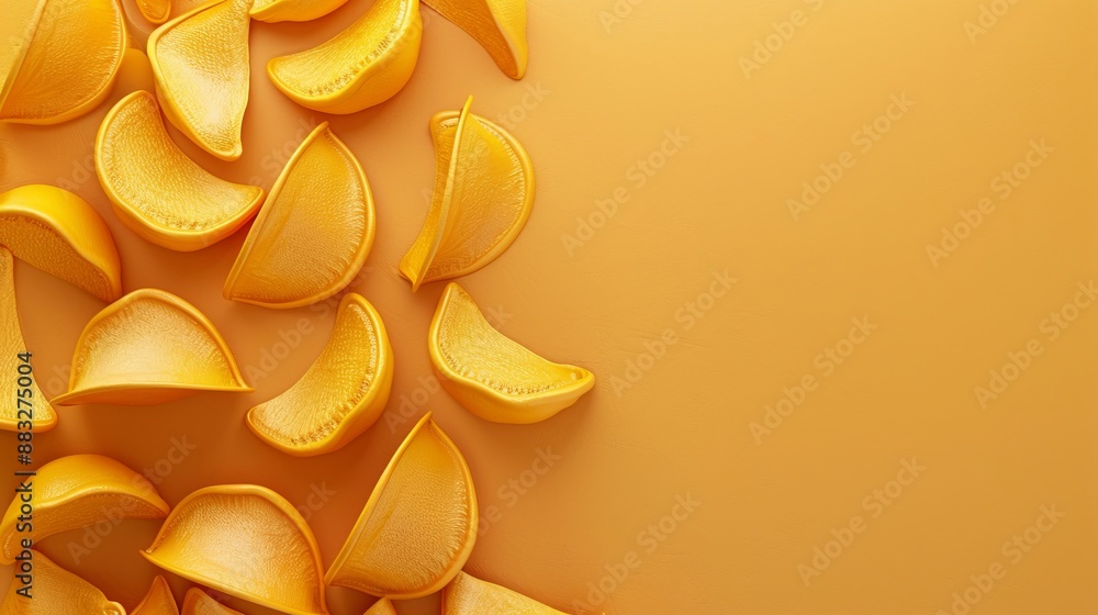 fortune cookies sandwich background with copy space fortune cookies sandwich background with copy space