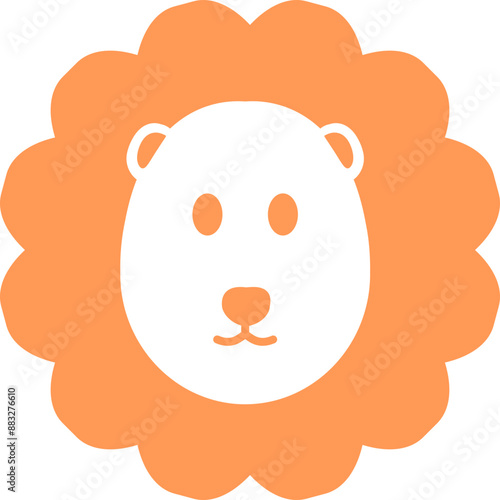 Lion Cartoon Face