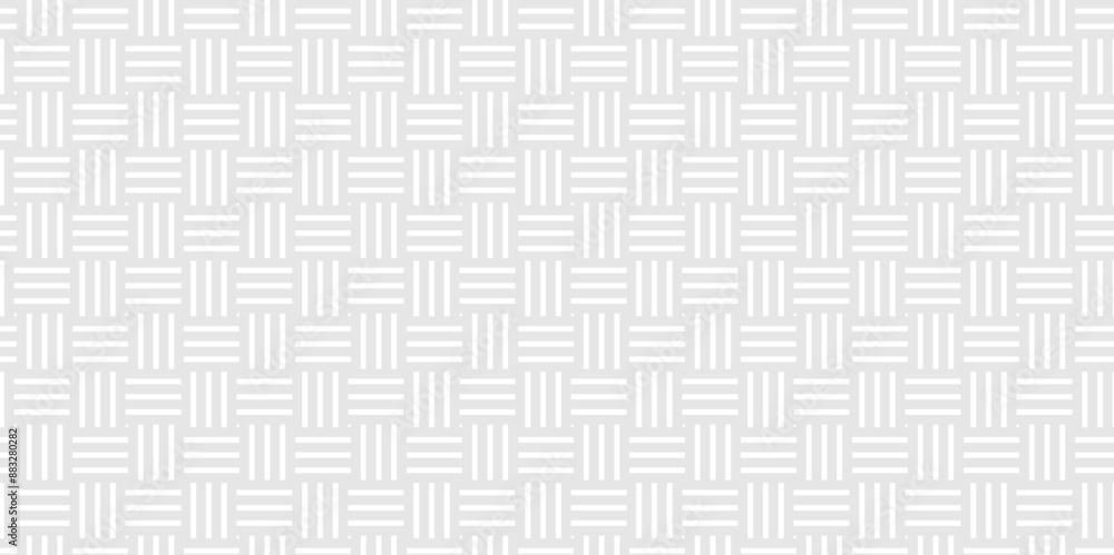 Vector Overlapping Pattern Minimal diamond geometric digital wave backdrop abstract wave square background. white and gray line seamless tile stripe overlap creative retro square pattern background. Vector Overlapping Pattern Minimal diamond geometric digital wave backdrop abstract wave square background. white and gray line seamless tile stripe overlap creative retro square pattern background.