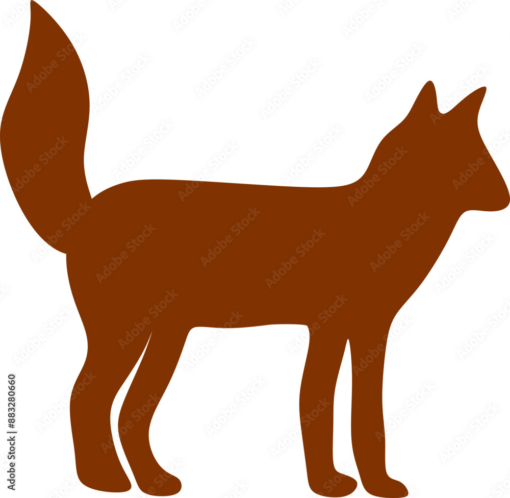 Cute Fox Illustration 