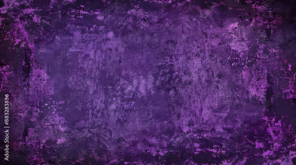 Obraz premium Dark Purple Grunge Texture Background with Subtle Distressed and Weathered Patterns.