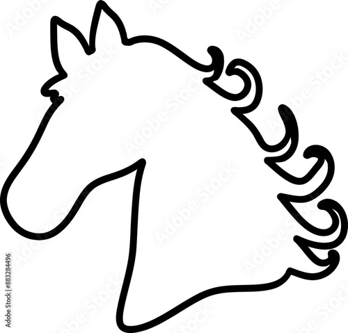 horse illustration 