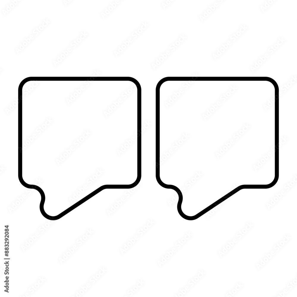 Quote Marks Icon Vector Illustration Quote Marks Icon Vector Illustration