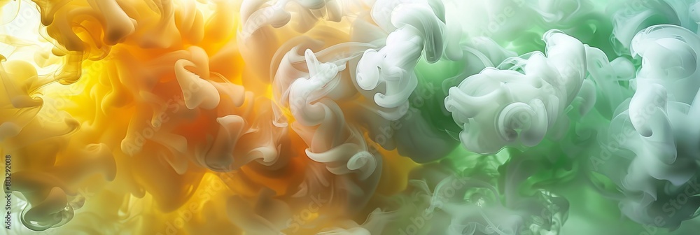 green yellow and orange cotton candy smoke green yellow and orange cotton candy smoke